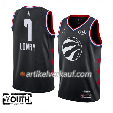NBA Toronto Raptors Trikot Kyle Lowry 7 2019 All-Star Jordan Brand Schwarz Swingman - Kinder